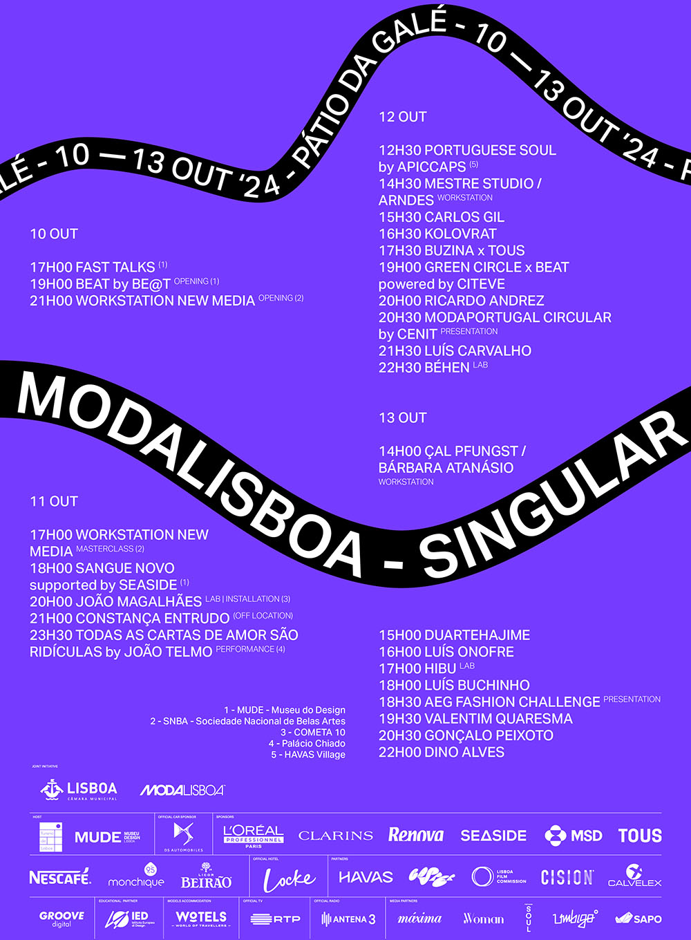 MODALISBOA SINGULAR | SCHEDULE