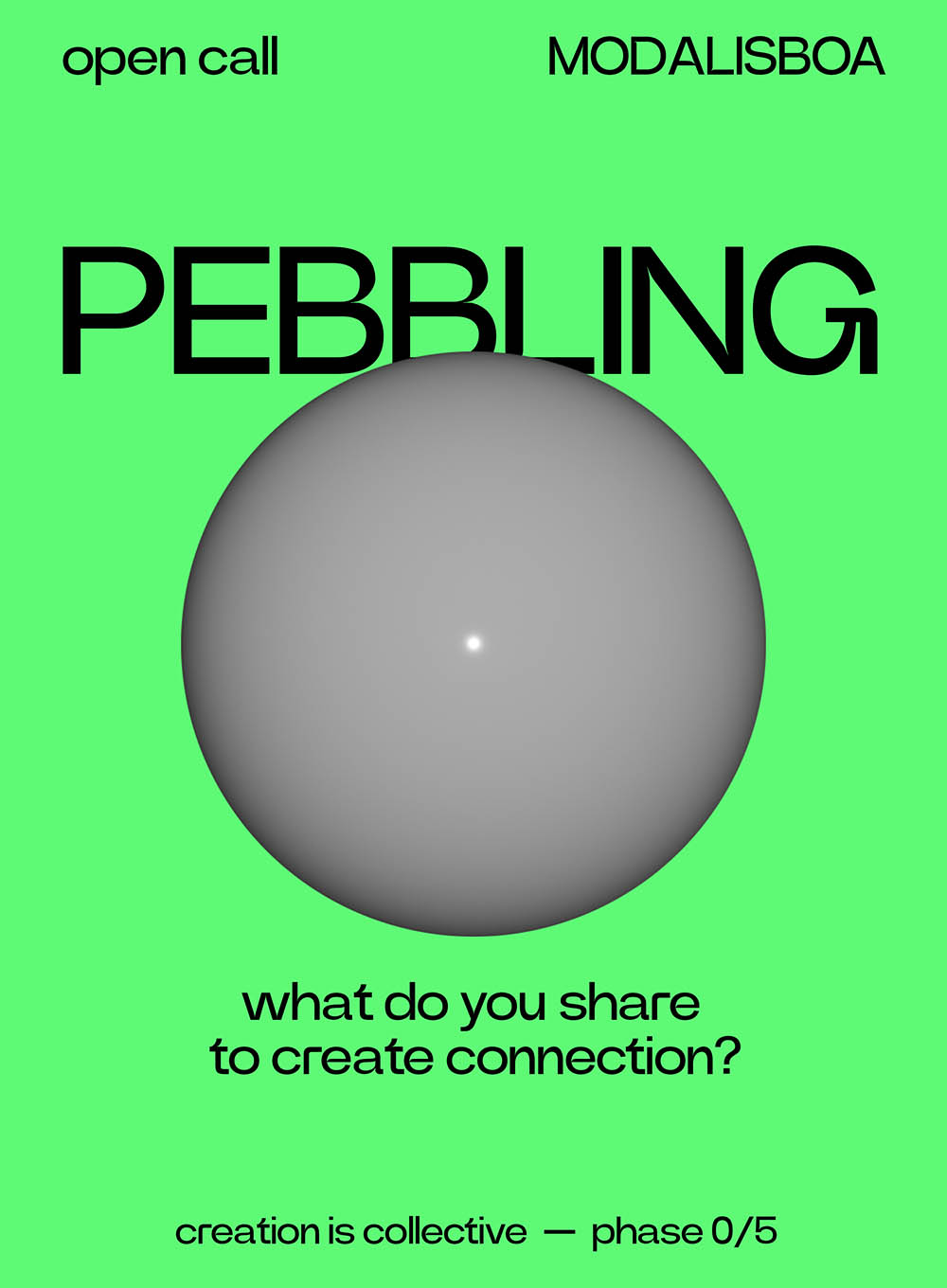 pebbling open call en