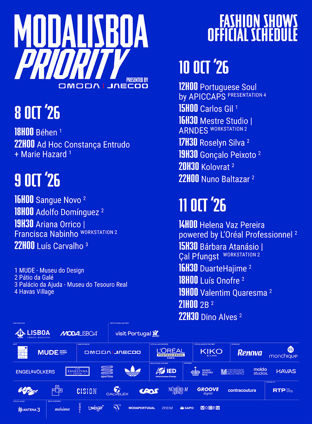 fashion shows schedule